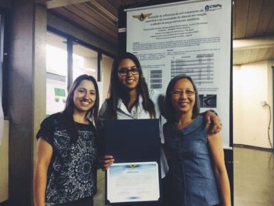 Thayna e professoras