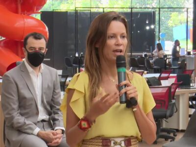 A secretária de Desenvolvimento Econômico Patricia Ellen no lançamento do IdeiaGov l Foto: Divulgação