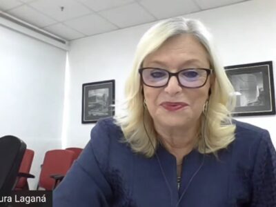 A diretora-superintendente do CPS, Laura Laganá, participou da cerimônia virtual de abertura do evento l Foto: Divulgação