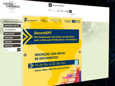 Inscrições para pós-graduação ocorrem exclusivamente pela internet até o dia 2 de março l Foto: Divulgação