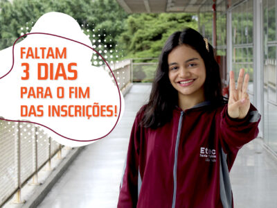 Interessado têm até as 15 horas do dia 13 para realizar a inscrição no processo seletivo das Etecs | Foto: Divulgação