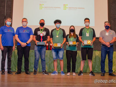 Alunos da Etec BeSt recebem premiação conquistada na edição de 2021; unidade participa da Obap desde a 5ª edição | Foto: Divulgação Obap