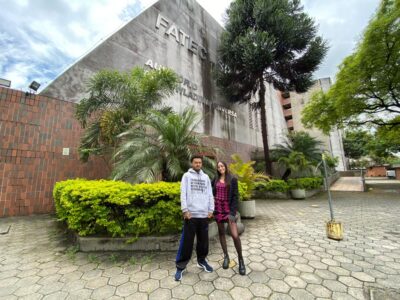 Anderson Cristyan e Thayla Basilio, dois dos integrantes da equipe da Fatec Sâo Paulo l Foto: Divulgação