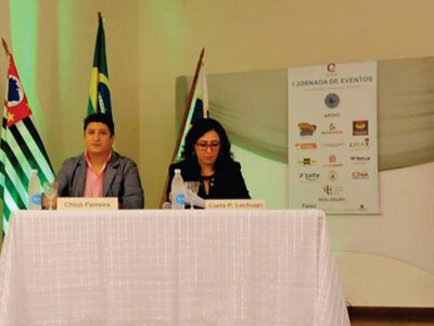 José Carlos da Silva (Chicó Ferreira), tecnólogo em Eventos, abordou o tema Negócios em sua palestra na primeira edição da Jornada de Eventos - Foto: Florian e Silva Fotografia