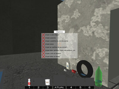 Jogo ensina a combater a dengue com quiz e simulação em 3D - Foto: Reprodução