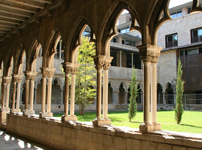 Aluna intercambista é estudante da Universitat de Girona, na Espanha