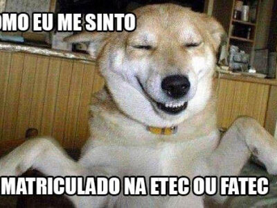 Meme publicado no Facebook do Centro Paula Souza visualizado por cerca de 20 mil usuários e compartilhado 116 vezes