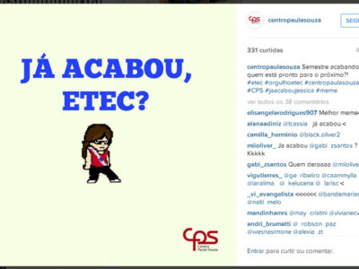 Centro Paula Souza não ficou de fora no meme “Já acabou, Jéssica?” - Foto: Divulgação