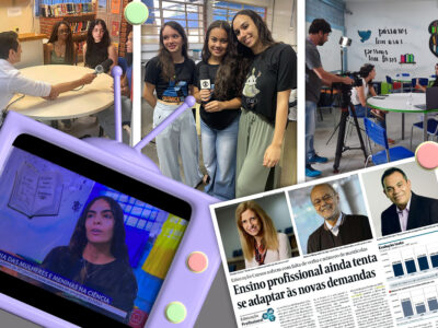 Qualidade do ensino foi destaque em veículos de abrangência em todo o país, como o Jornal Nacional, da TV Globo I Foto: Reprodução