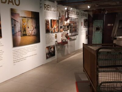 Espaço Memoria Carandiru, instalado em local que pertenceu ao antigo complexo penitenciário| Foto: Divulgação