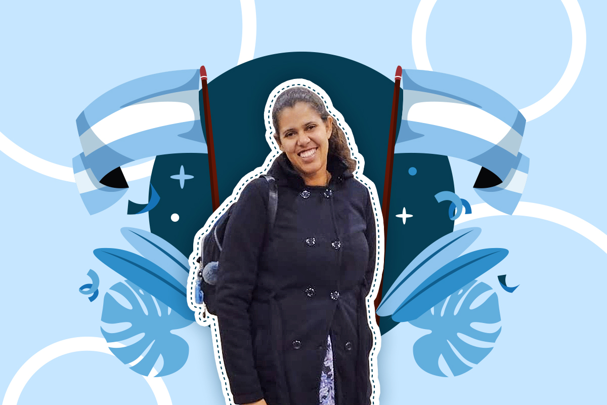 Mirielen está entre as duas estudantes selecionadas pelo programa Expanish I Foto: Divulgação