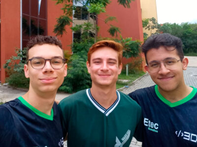 Eduardo, Érick e Gustavo apostam na viabilidade comercial do projeto e pretendem buscar parceiros e investidores l Foto: Divulgação