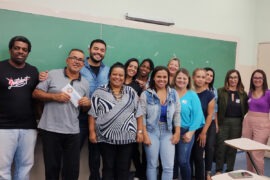 Em 2023 o ciclo de palestras teve a participação de todos os professores e funcionários da Fatec e ensino médio| Foto: Divulgação