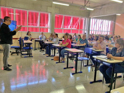 Professores da Fatec Bragança Paulista participam de reunião pedagógica na última SPAP, realizada no primeiro semestre l Foto: Divulgação