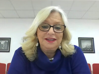 Na abertura do encontro, diretora-superintendente do CPS destacou importância da internacionalização do ensino | Foto: Divulgação