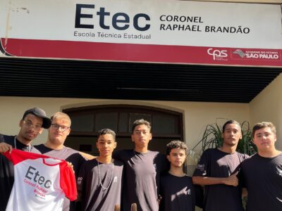 Estudantes do 3º ano do Ensino Médio integrado ao Técnico em Desenvolvimento de Sistemas da equipe ‘Tropa dos DS’ | Foto: Divulgação