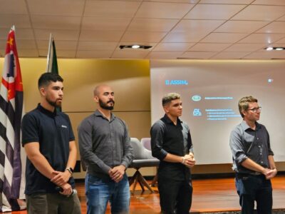 Durante o fórum, equipe do projeto ‘Nema Vision’ apresentou funcionamento da solução vencedora da 15ª Feteps | Foto: Divulgação