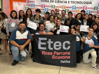 Ao todo, estudantes da Etec Rosa Perrone Scavone, de Itatiba, participaram da competição com dez equipes l Foto: Roberto Sungi