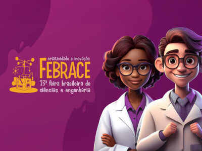 A 23ª Febrace vai até sexta-feira (28) no campus Butantã, da Universidade de São Paulo (USP) | Arte: Divulgação