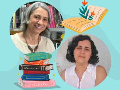 Mariângela e Odete: ações incentivam novos leitores e identificam gosto literário dos alunos | Foto: Divulgação