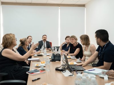 A educação oferecida pelo CPS esteve na pauta da reunião com a delegação alemã | Foto: Matheus Avelar