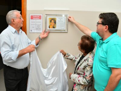 Inauguração do espaço contou com a participação de familiares da ex-professora homenageada | Foto: Divulgação
