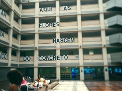 Uma das obras interativas criadas na Escola Técnica por meio do projeto Choque Educultural | Foto: Divulgação