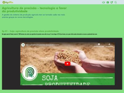 Site oferece ao usuário catálogo de vídeos sobre temas como colheitas, maquinário, tecnologia e agrobussines |Foto: Divulgação