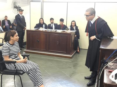 No ano passado, a simulação de julgamento feita pelos estudantes foi realizada no Fórum de Itapevi | Foto: Divulgação