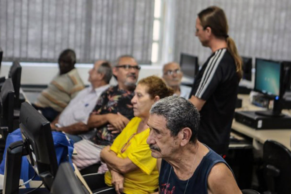 Em parceria com a prefeitura, Fatec São Sebastião promove a inclusão de idosos e deficientes desde 2017 l Foto: Celso Moraes/PMSS