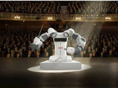 Robô YuMi foi tema do desafio de robótica virtual realizado pelas empresas Exsto e ABB Tecnologia | Foto: Divulgação