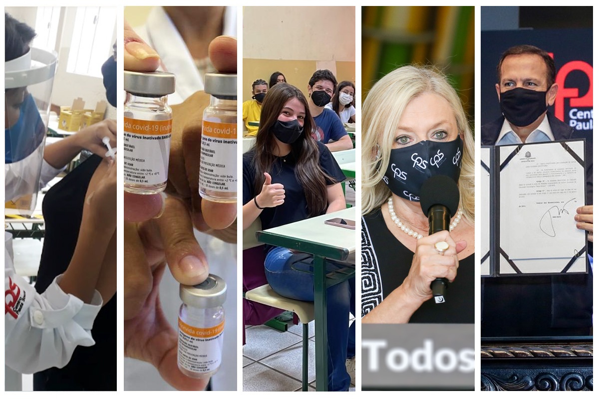 Ano será lembrado pela vacinação contra Covid-19, volta às aulas presenciais e investimentos nas Etecs e Fatecs | Foto: Divulgação