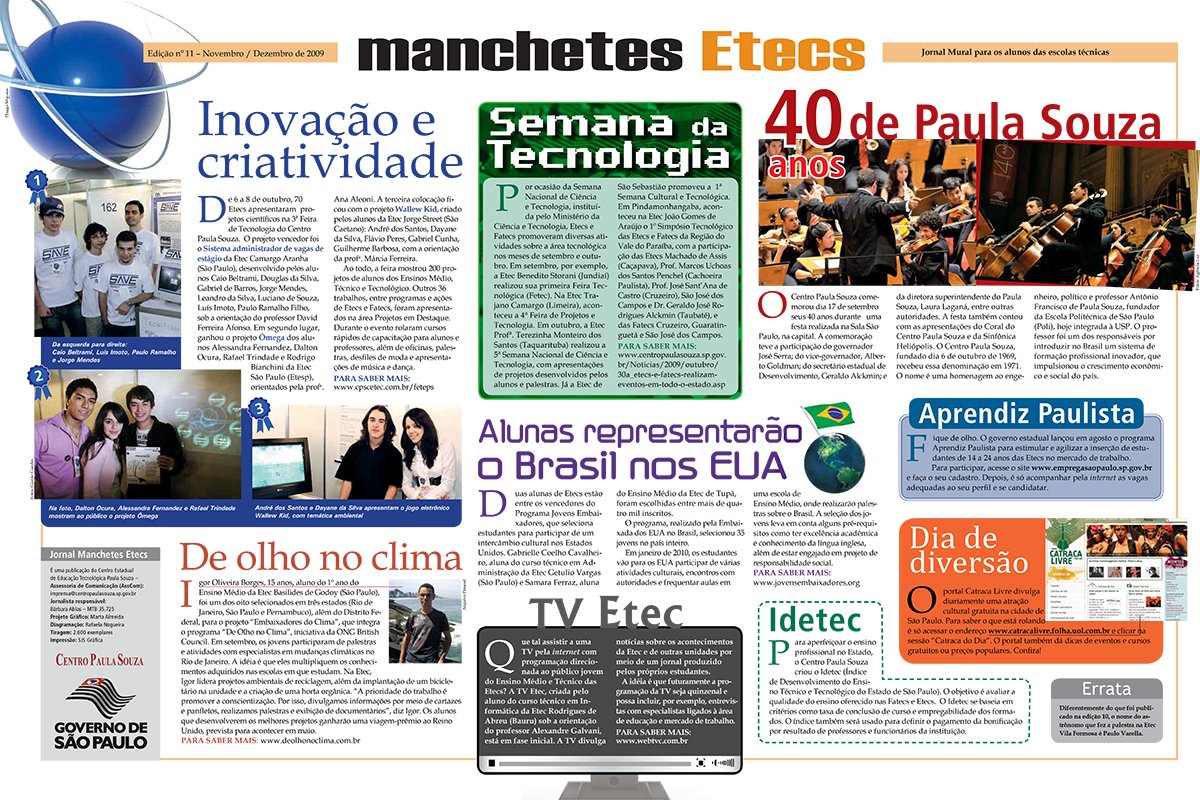 Etecs e Fatecs selecionam professores de diversas áreas