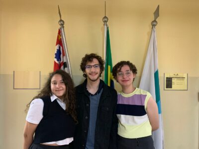Anna de Oliveira, Guilherme de Barros e Mariana Grammelsbacher vão representar São Paulo na competição l Foto: Divulgação