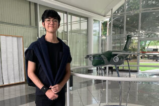 O jovem calouro recomenda autoconfiança e perseverança a quem deseja o mesmo tipo de formação | Foto: Divulgação
