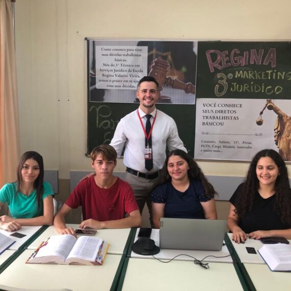 A Etec de Birigui recebe a comunidade e os estudantes exibem os cursos ministrados, como o Técnico em Serviços Jurídicos | Foto: Divulgação