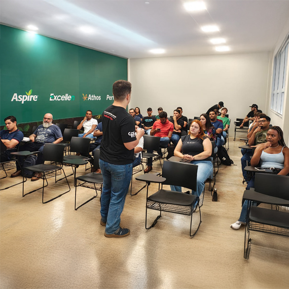 Ao todo, 23 estudantes do curso técnico de Agronegócio participam da formação, que vai até sexta-feira (21) l Foto: Divulgação