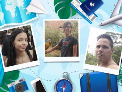Lívia Cristina estuda em Casa Branca, João Victor em Miguelópolis e Gustavo em Santa Cruz do Rio Pardo | Arte: Divulgação