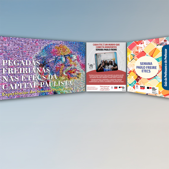 Projeto inclui e-book sobre atividades nas Etecs, banners de divulgação e guia para educadores | Foto: Reprodução