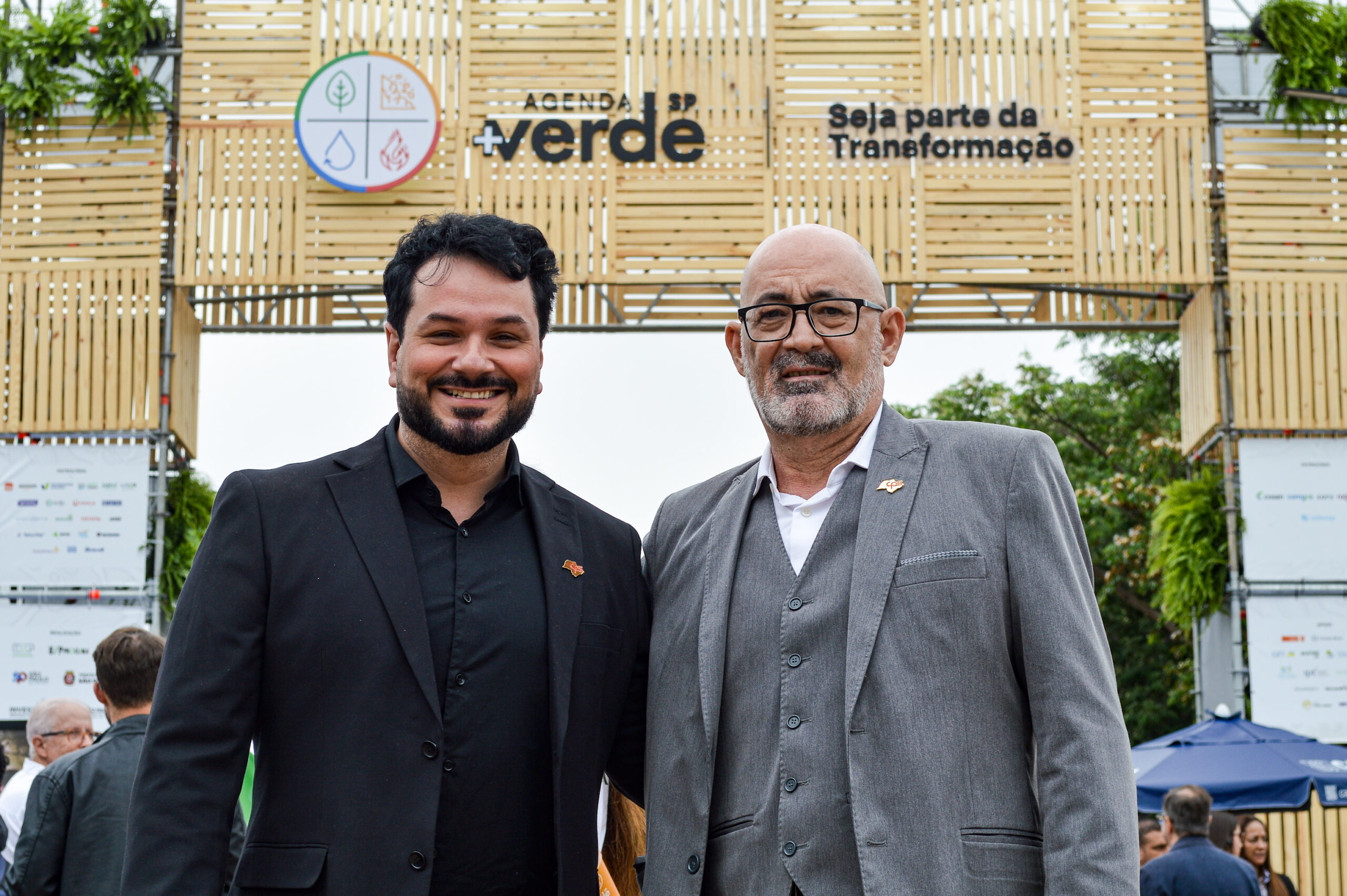 Maycon Geres (esq) e Cóvis Dias (dir), destacaram contribuição do CPS à pauta, por meio de cursos, pesquisas e parcerias com o setor produtivo | Foto: Roberto Sungi