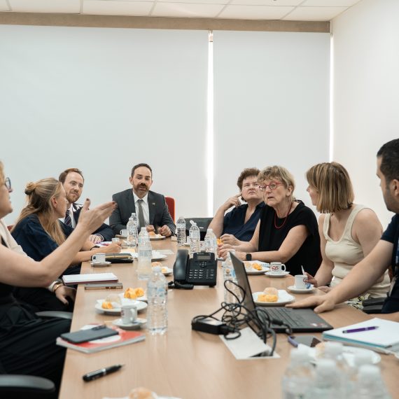 A educação oferecida pelo CPS esteve na pauta da reunião com a delegação alemã | Foto: Matheus Avelar