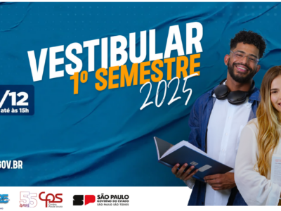 Vestibular primeiro semestre de 2025