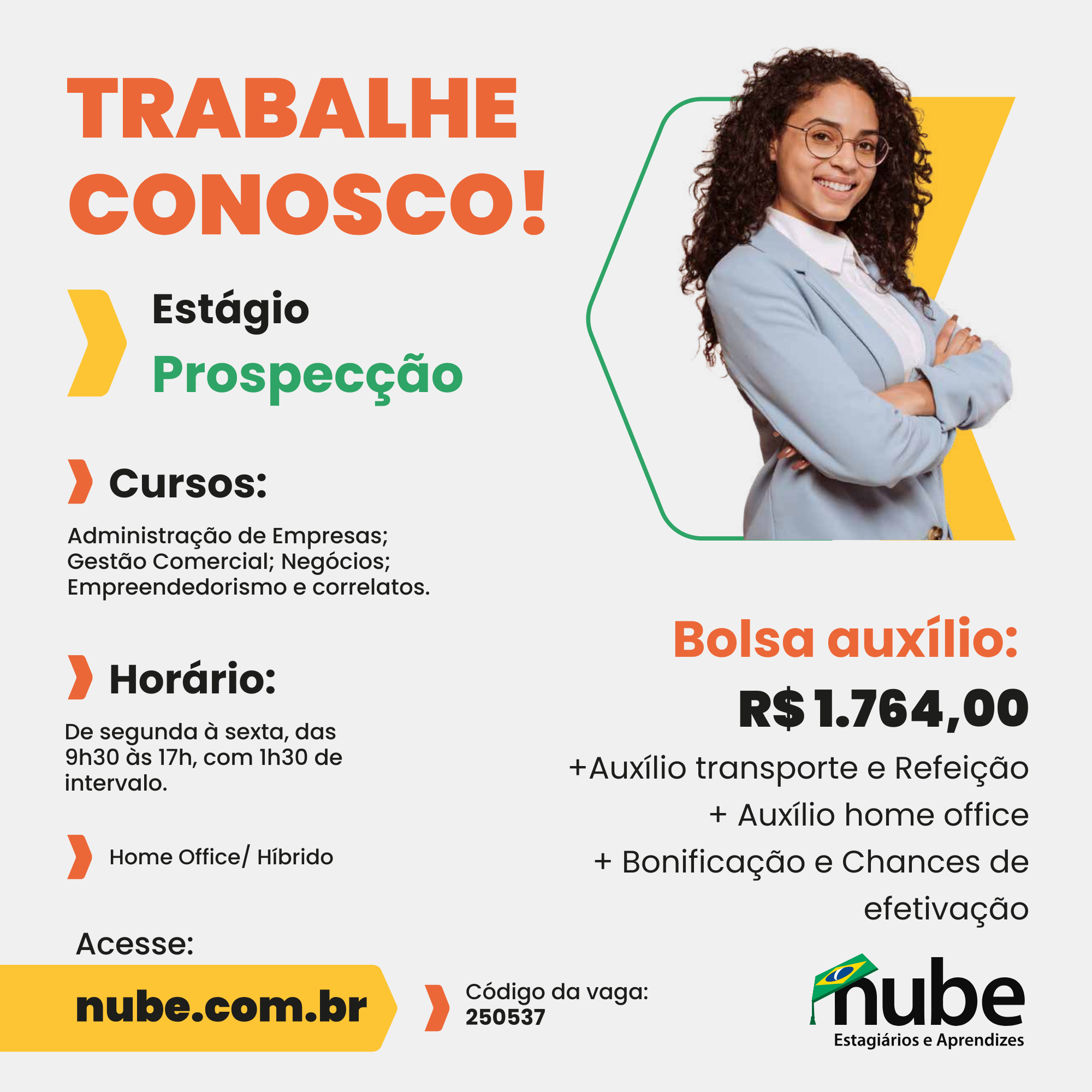 Oportunidades de Estágio Nube: Comércio Exterior e Gestão Empresarial