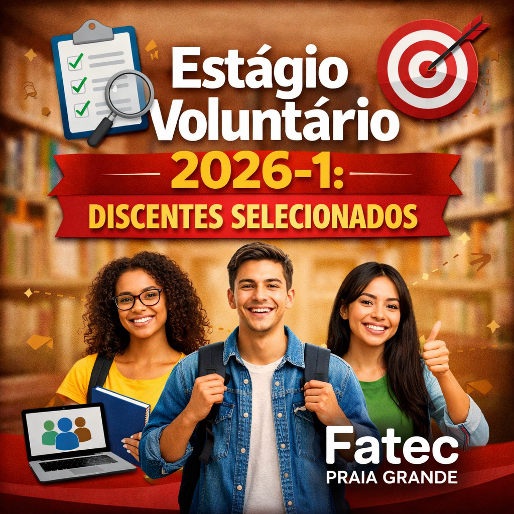Estágio Voluntário 2026-1: discentes selecionados