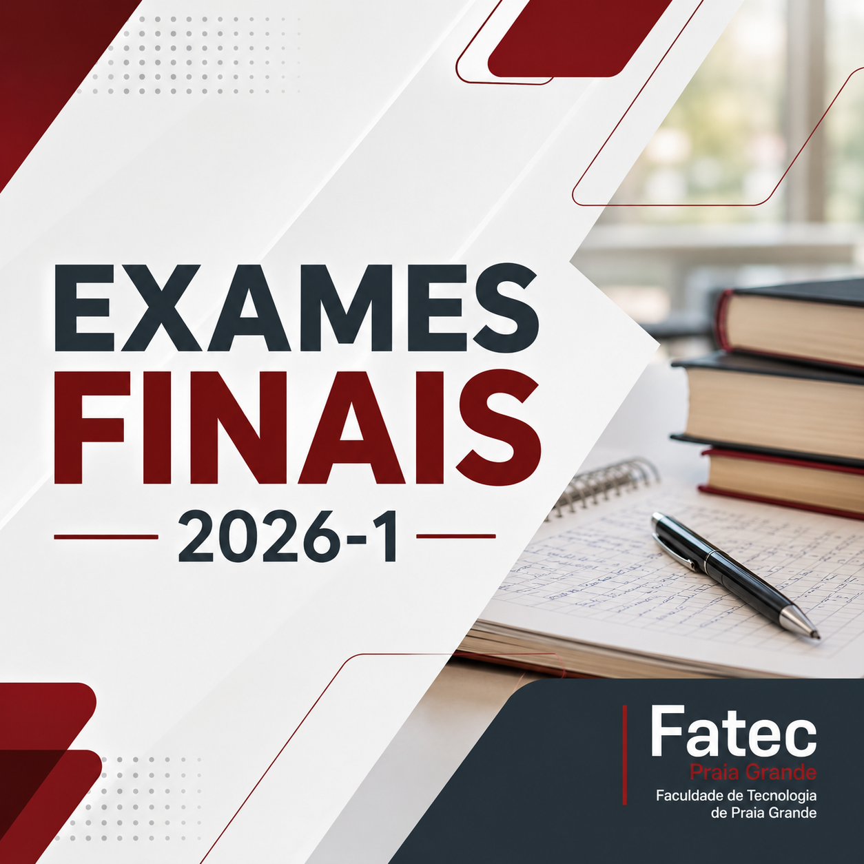 Orientações sobre os exames finais – 2026-1