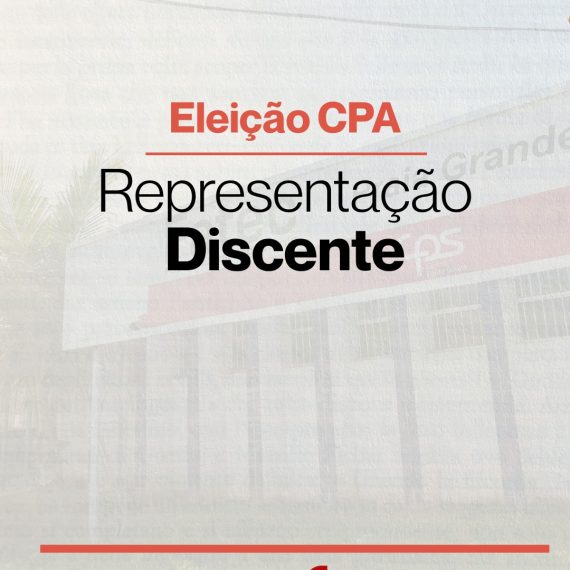 Exibe o texto: Eleição CPA, Representação Discente
