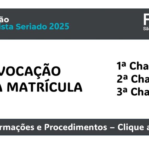 Provão Paulista convocação para matrícula