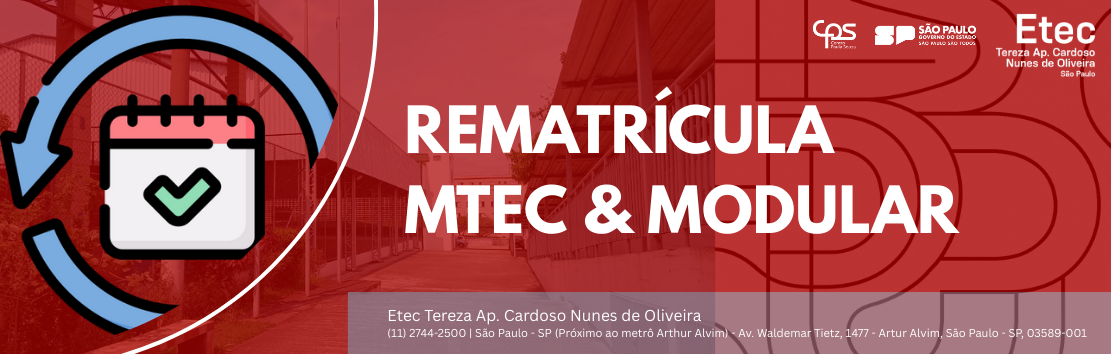 Rematrícula – Mtec & Modular
