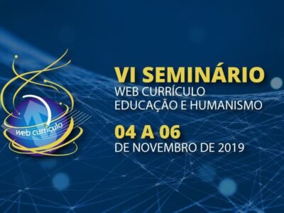 logotipo VI seminário web currículo educação e humanismo