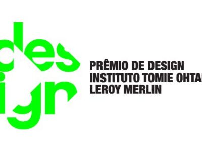 Logotipo do prêmio de design Instituto Tomie Ohtake Leroy Merlin